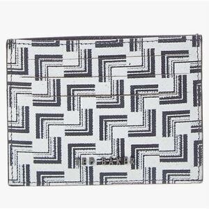 Ted Baker Given Leather Card Holder navy new